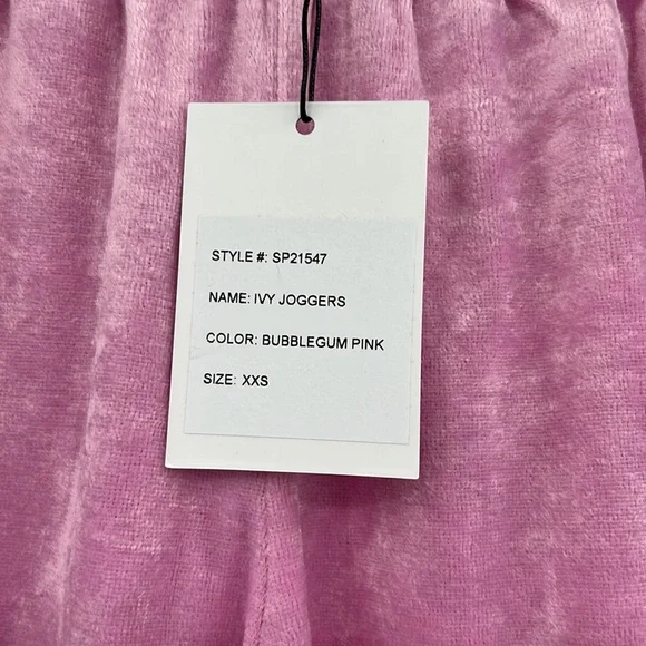🆕Generation Love Bubblegum Pink Soft Ivy Joggers Loungers Track Choose Love - Picture 6 of 12